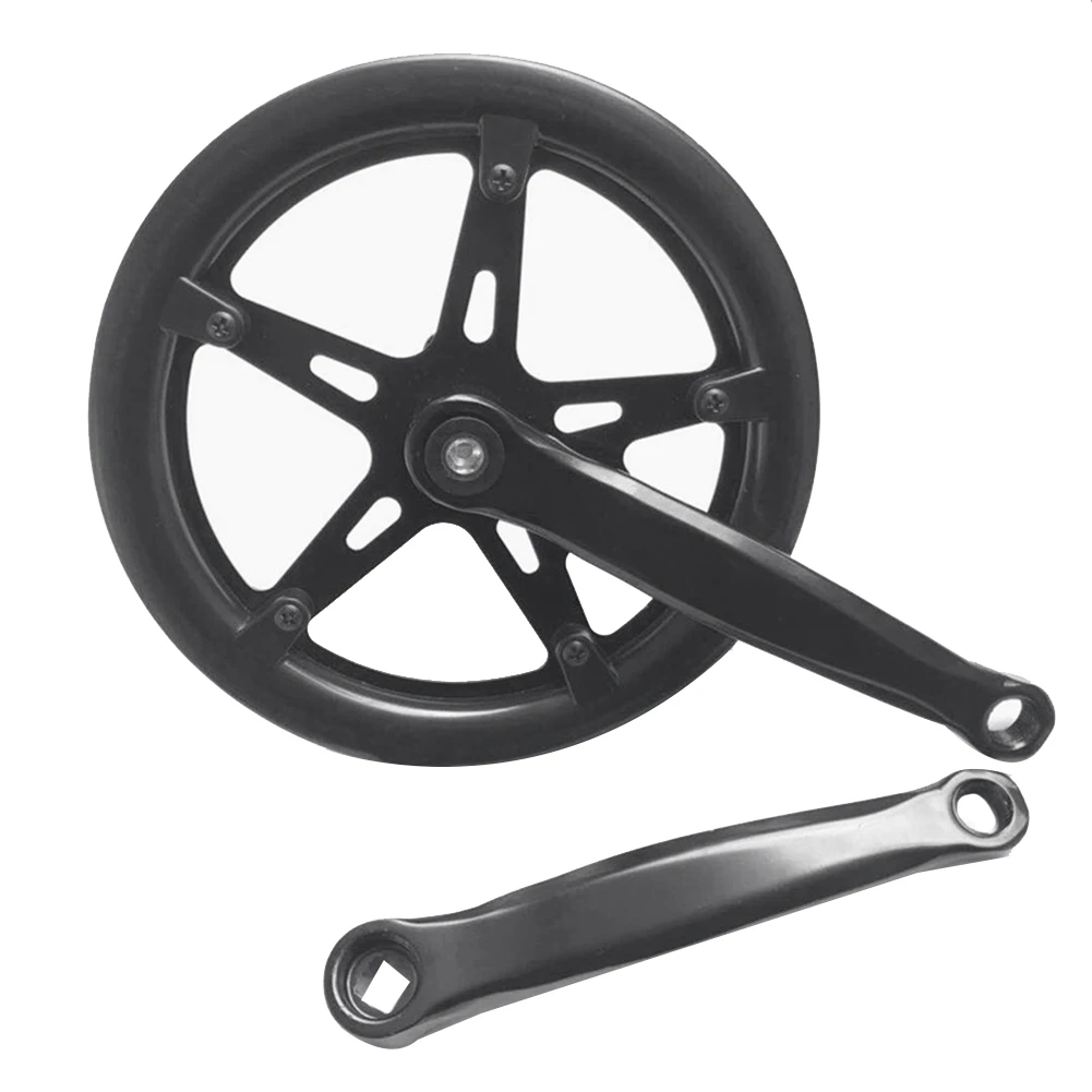

46T Road Bike Crank Set Single Speed 170Mm Bicycle Crankset Hollow Tooth Plate Bike Crank Set Sprocket Bike Accessories HOT