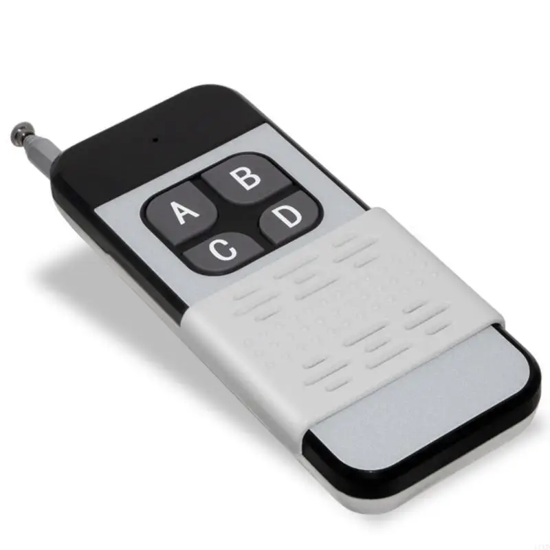 433MHz Learning Code Remote with Four Button ABS for Easy Device Management