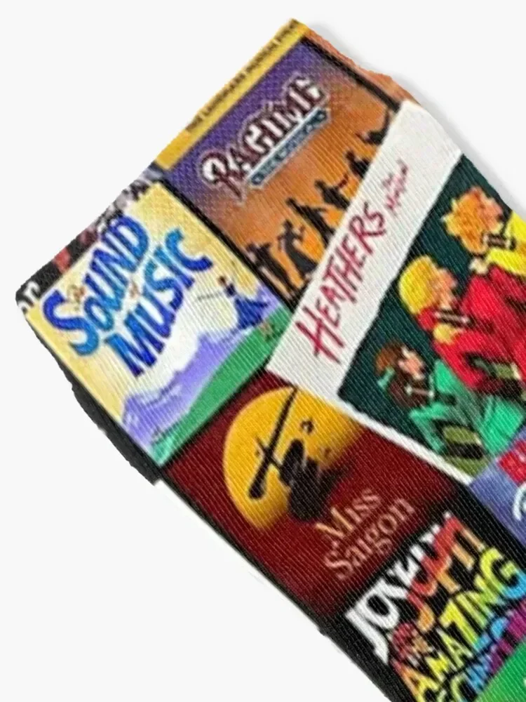 music collage newest Socks New year's happy christmas gifts christmas stocking Socks For Girls Men's