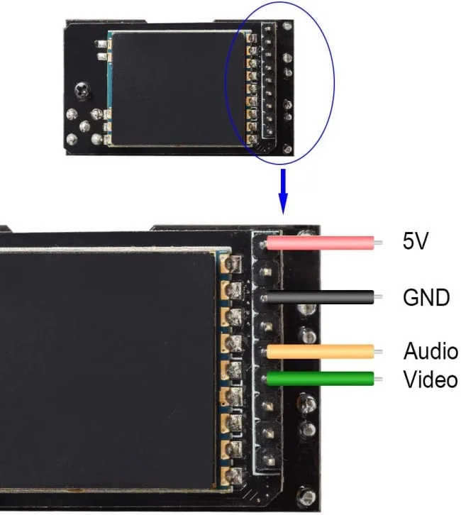 AKK diversity RX receiver two modules For Fatshark Goggles 80 Channels Version 4.9G to 5.8G