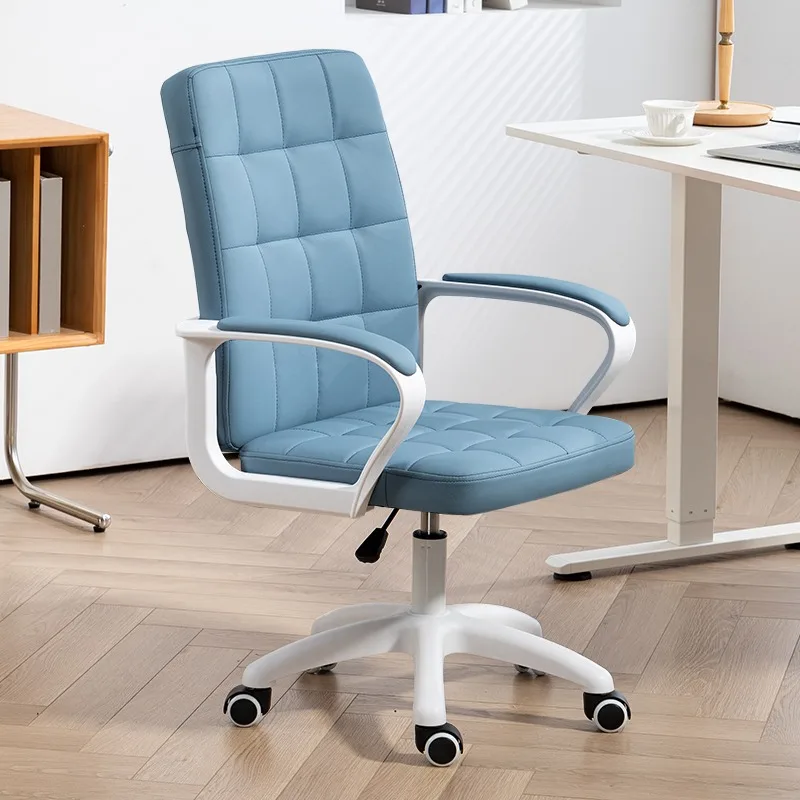 #High Elegant Armrest Office Chair Comfy Bedroom High Back Executive Gaming Chairs Computer Relaxing Silla Oficina Home Furnitur