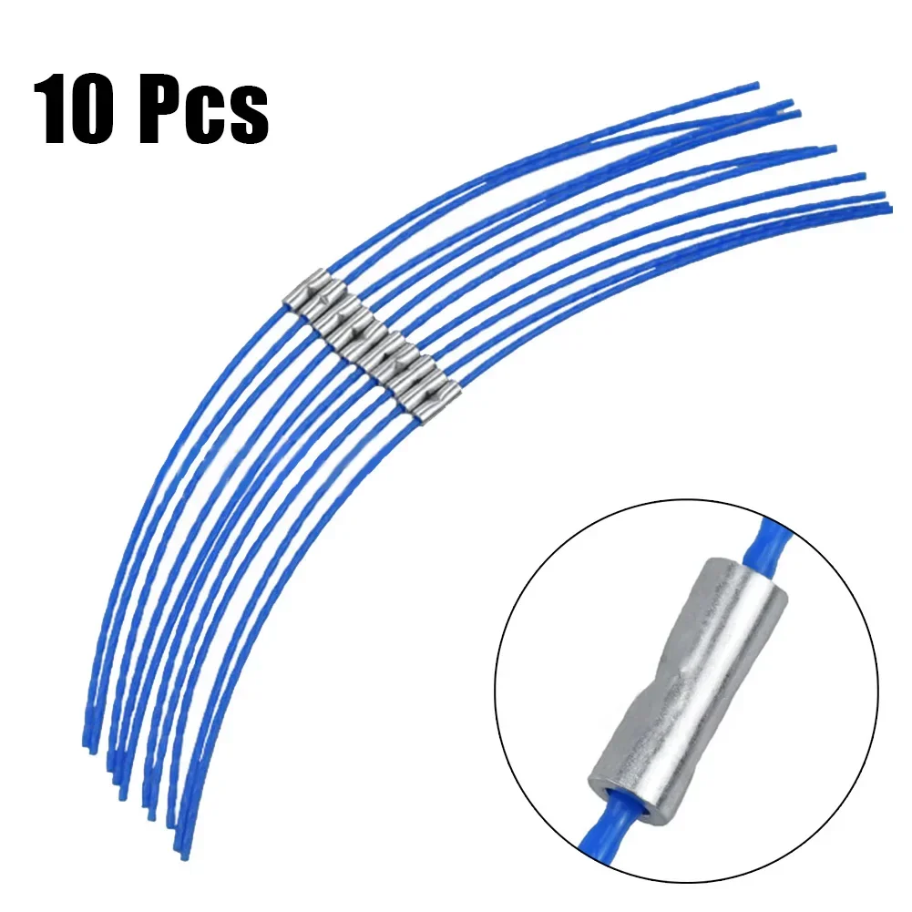 10pcs Nylon Line For Bosch F016800182 ART 30 Composite Trimmer Mower Parts Spool Line For Garden Lawn Mower Replacement Lines