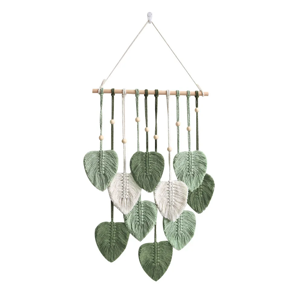 Woven  Macrame Hand  Decor  Room  Wall Hanging Tapestry  deco Coquette rooms decor Dream catcher Bells Fish decor Phone grip