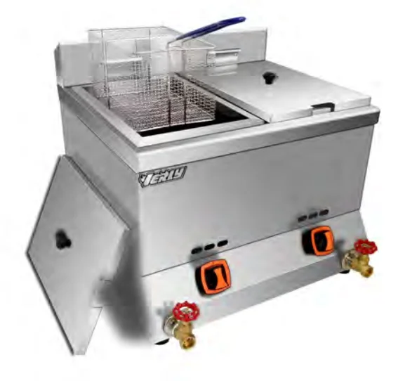 # ADeep Double Tank Gas Fryer 2x12L LPG/Natural Gas Thermal Compact