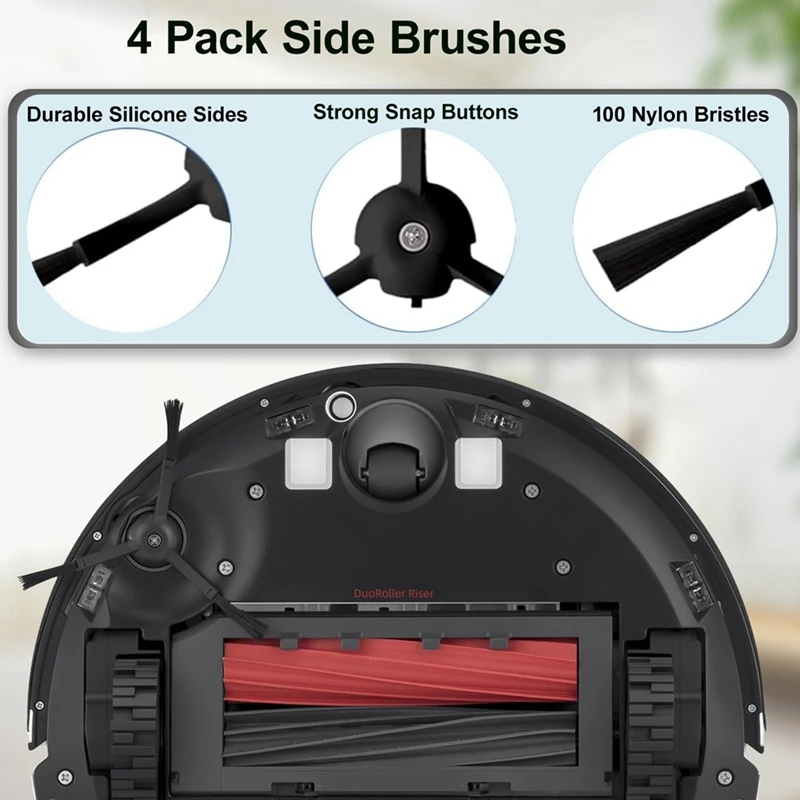 Für roborock s8 pro ultra roboter staubsauger hauptseite bürste hepa filter mop tuch staubbeutel ersatzteile zubehör