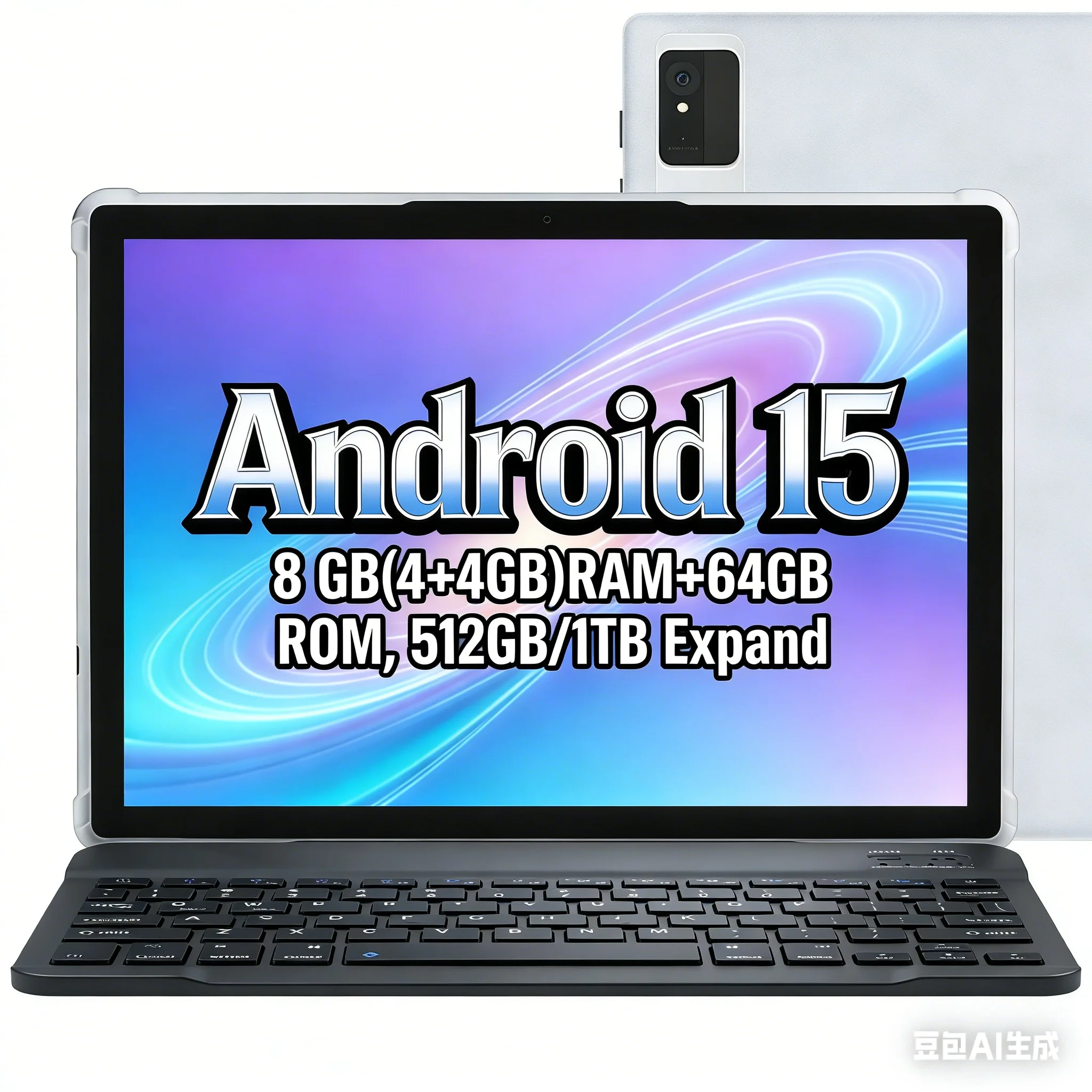 

ANRY CH10 Android 15 Tablet 10.1 Inch Octa Core 8GB RAM 64GB ROM 5000mAh WiFi Bluetooth Dual Cameras GPS GMS Google Play Tablet