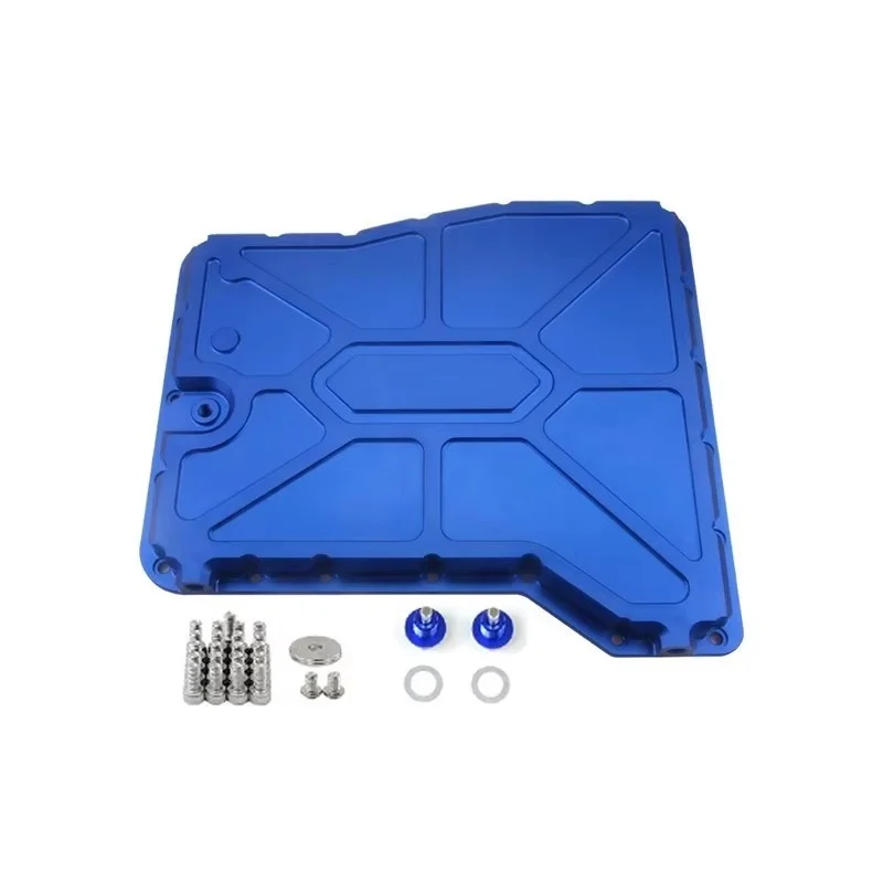 Billet Finned Strength Transmission Oil Sump Pan For 09-17 Nissan GTR R35 VR38DET GR6 New Alloy Aluminum Cooler / Temp Sensor