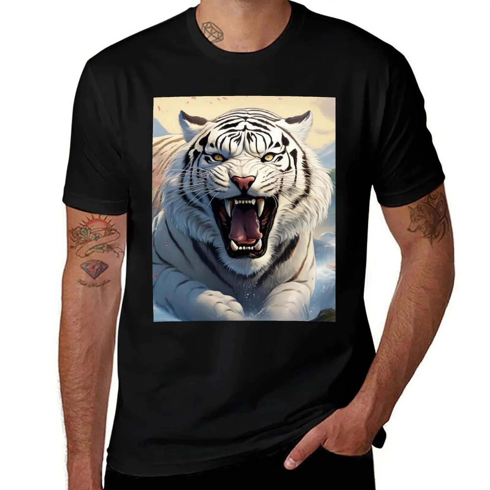 

The bestial white beast T-Shirt funny meme t-shirts funny gifts oversized shirts graphic tee men