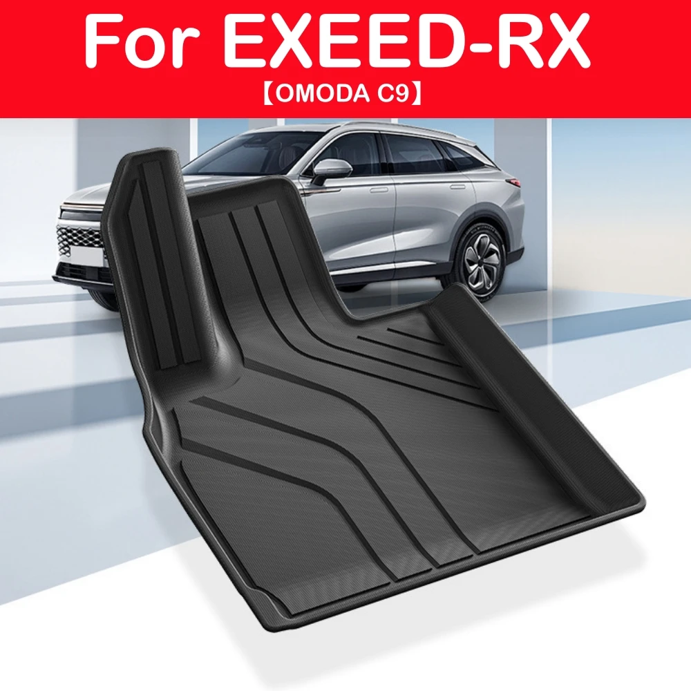

Для JAECOO OMODA 9 OMODA C9/Chery Exeed RX Fuel Version 2023 2024 2025 Автомобильные коврики для багажника Коврик для багажника TPE 3D Mat