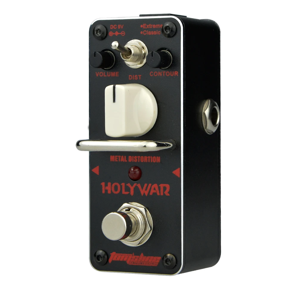 AROMA AHOR-3 Guitar Effect Pedal Holy War Metal Distortion Electric Guitar Effect Pedal True Bypass Guitar Parts & Accessories