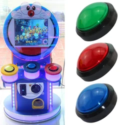 1pcs Big Dome Pushbutton 100mm Illuminated Arcade Push Buttons Led 12v Power Button Switch Push Button with Microswitch