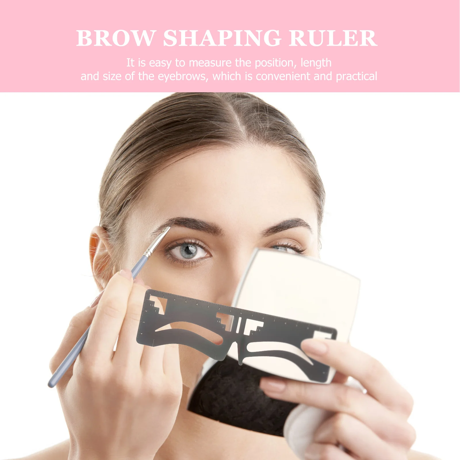 

2Pcs Eyebrow Ruler Eyebrow Shaping Template Measuring Tool Flexible Brow Guide for Accurate Symmetry Brow Ruler
