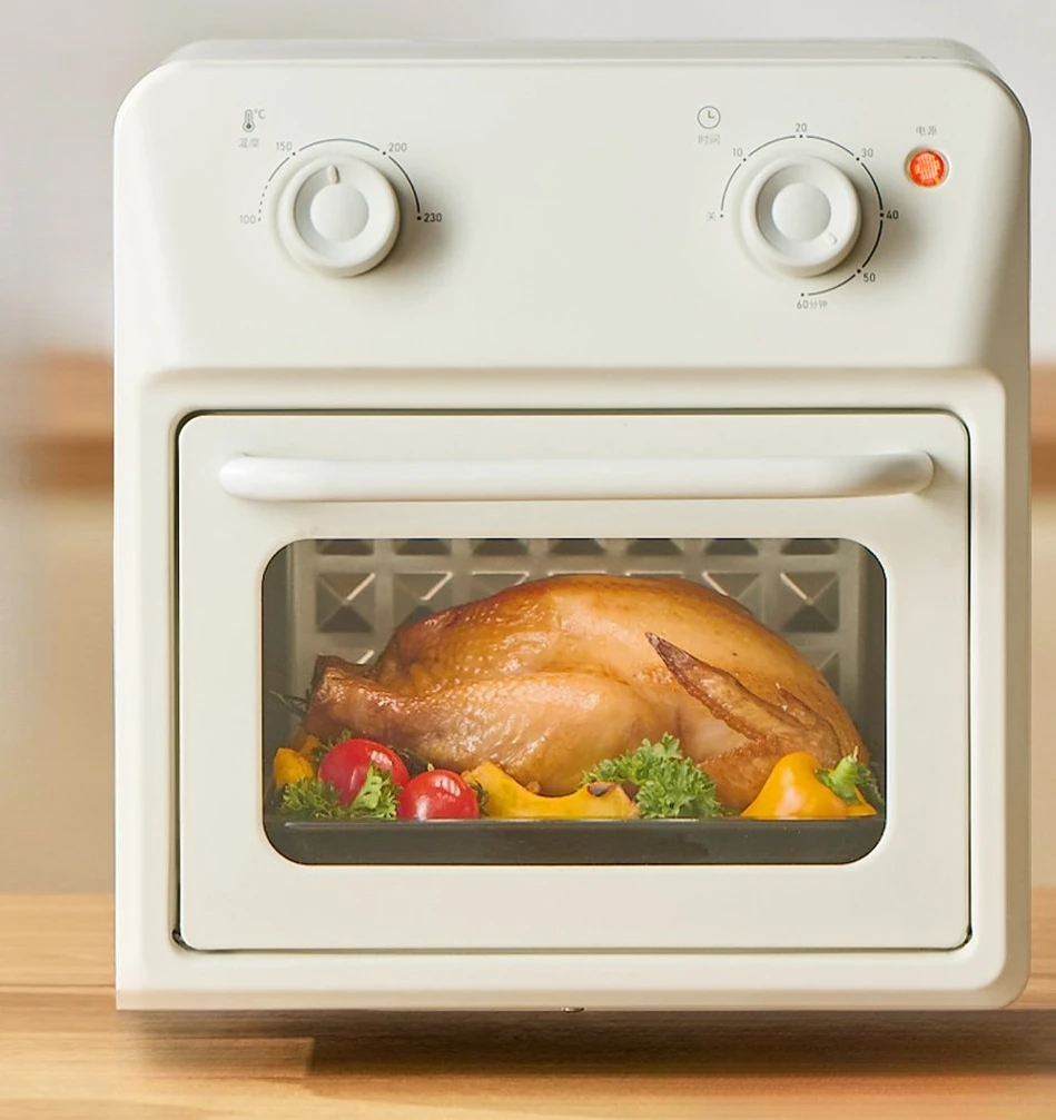 Zero plus or minus zero small oven mini household steaming and baking air fryer integrated multi-function