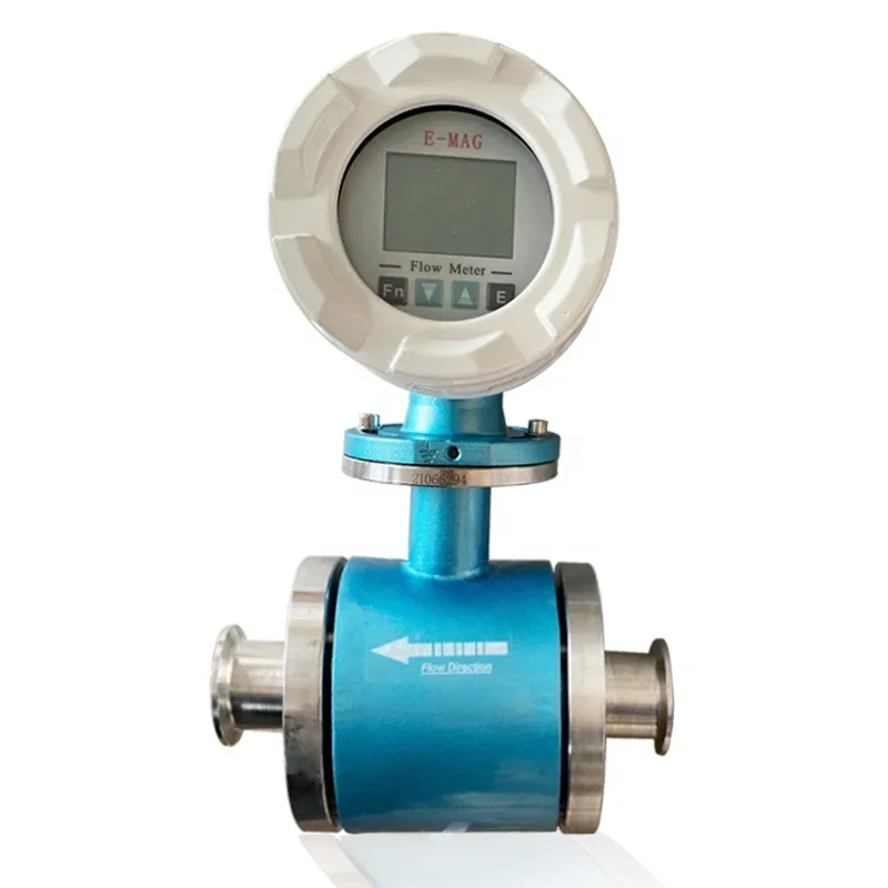 

Пищевой расходомер dn50 flujometro para leche SS304, 1,5-дюймовый электромагнитный расходомер с тройным зажимом dn25