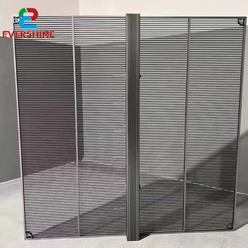 Özel LED Tam Renkli Reklam Ekranı P2.6-5.6 384x89Pixel 1000x500mm 3840hz İç Mekan Pencere Ekranı SMD 2121 Işık