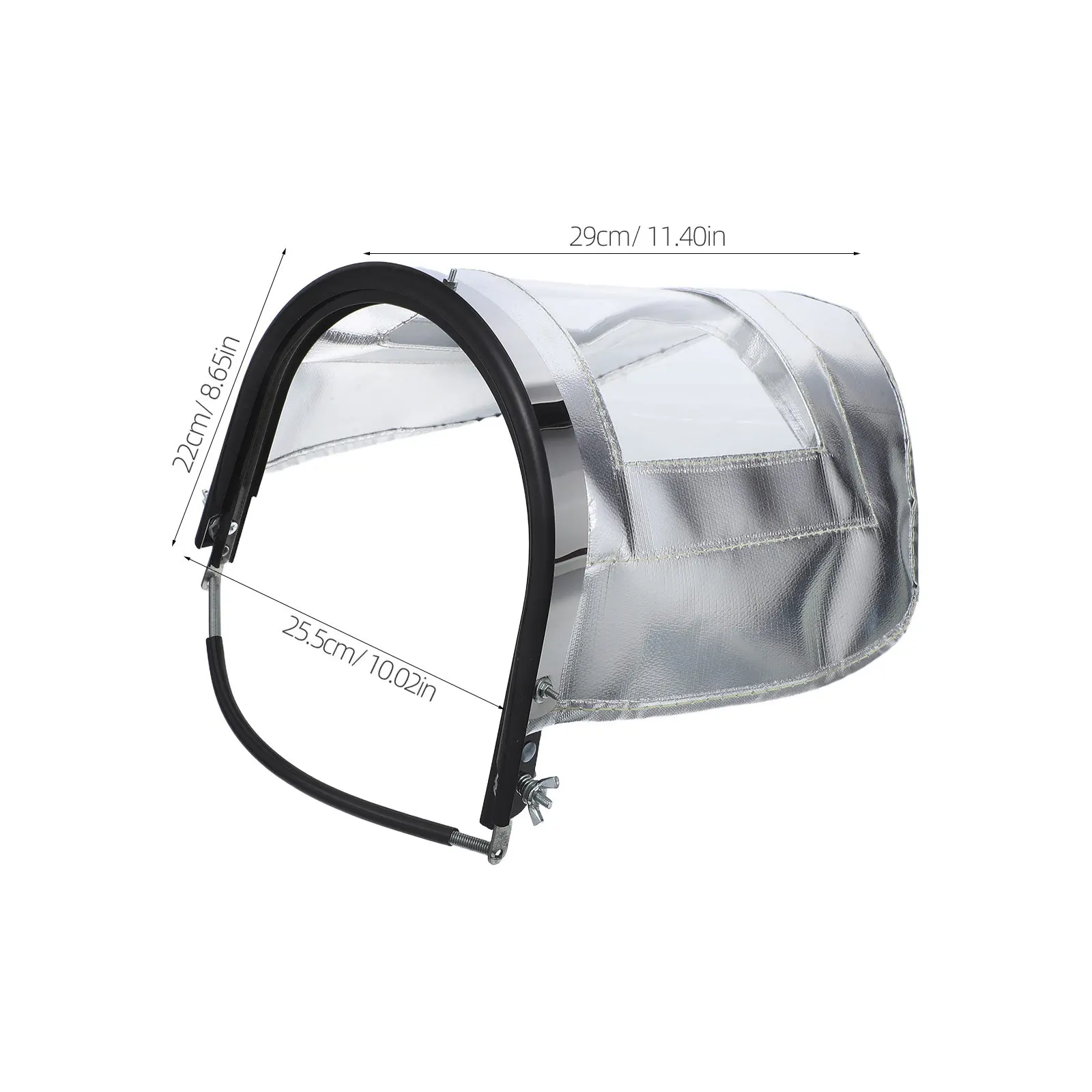 Aluminum Foil Welding Mask Industrial Heat Resistant Up Visor Mount Anti-Splash Face Shield Clear Visor Welding