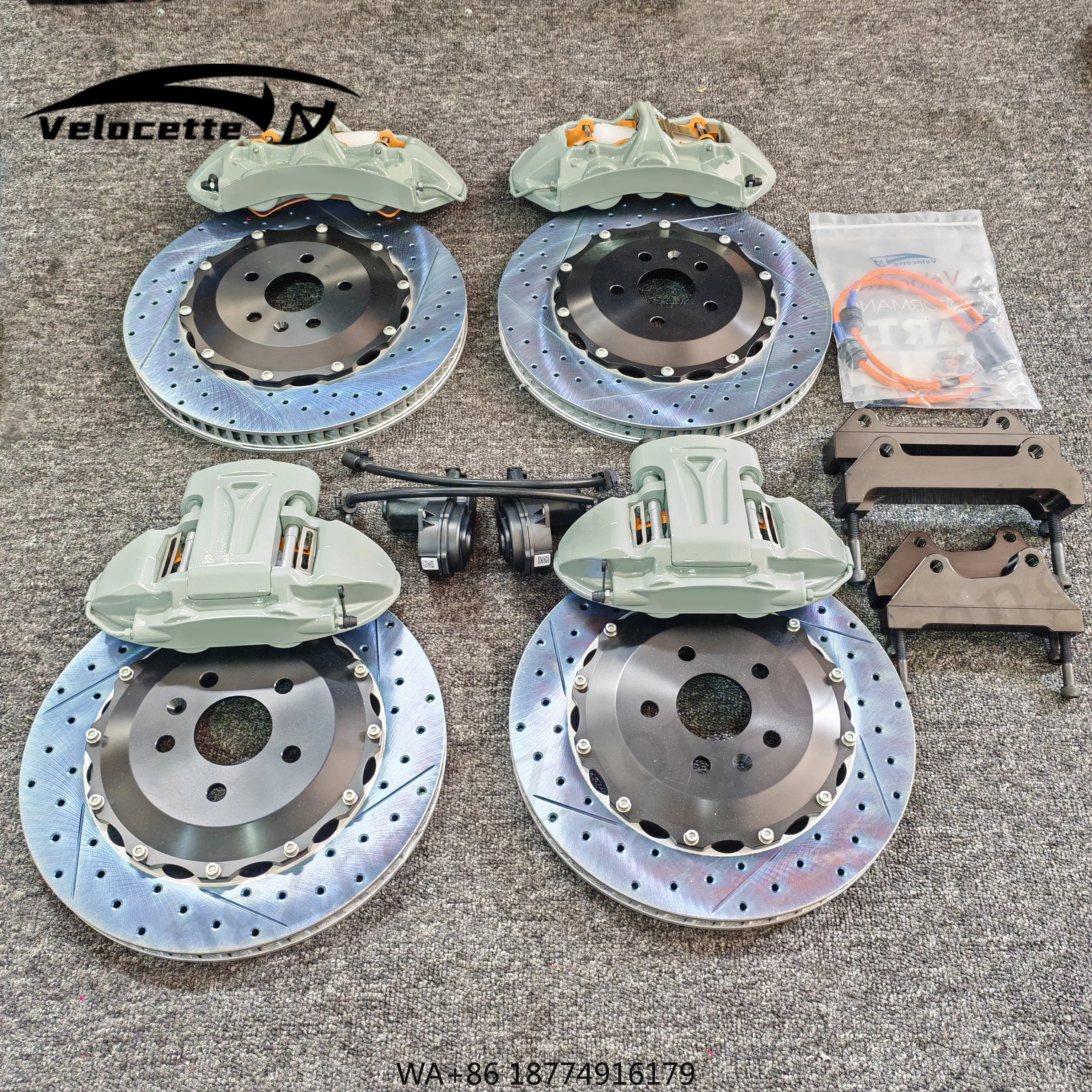 

Big Brake Kit Front 6 Pot Rear Electromechanical 4 Pot Brake Caliper for OPEL RENAULT