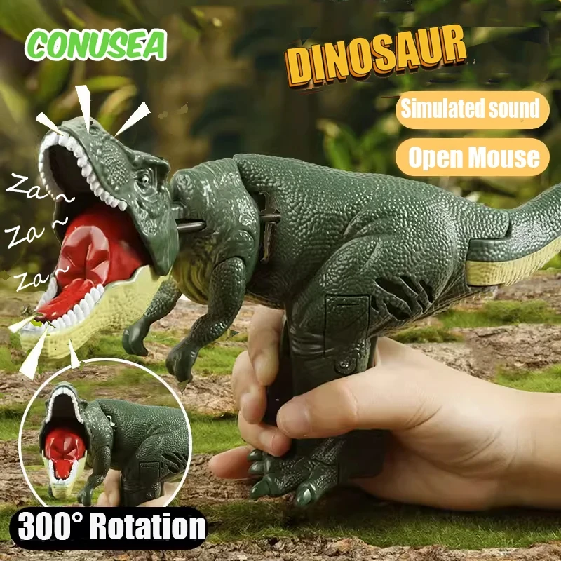 Dinosaurs Zazaza Press Dinosaurs Zaza Toy with Sound Children's Fidget Toys Decompression Toy Telescopic Swing Dino Model Kids