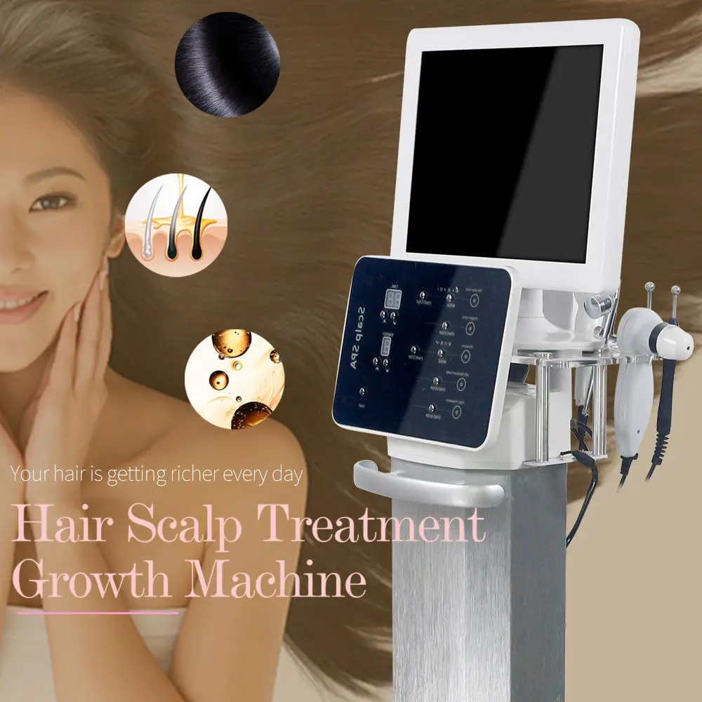 Hair Follicle Detection Scalp Treatment Machine Hair Analyze Scalp Care Massage lllt Hair Regrowth Device