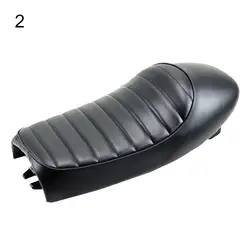 Saddle Cafe Racer Seat Part Motorcycle Motorbike Hump Flat Cafe Racer Saddle Seat Cushion Pad for H-onda Saddle Seat Cushion Pad