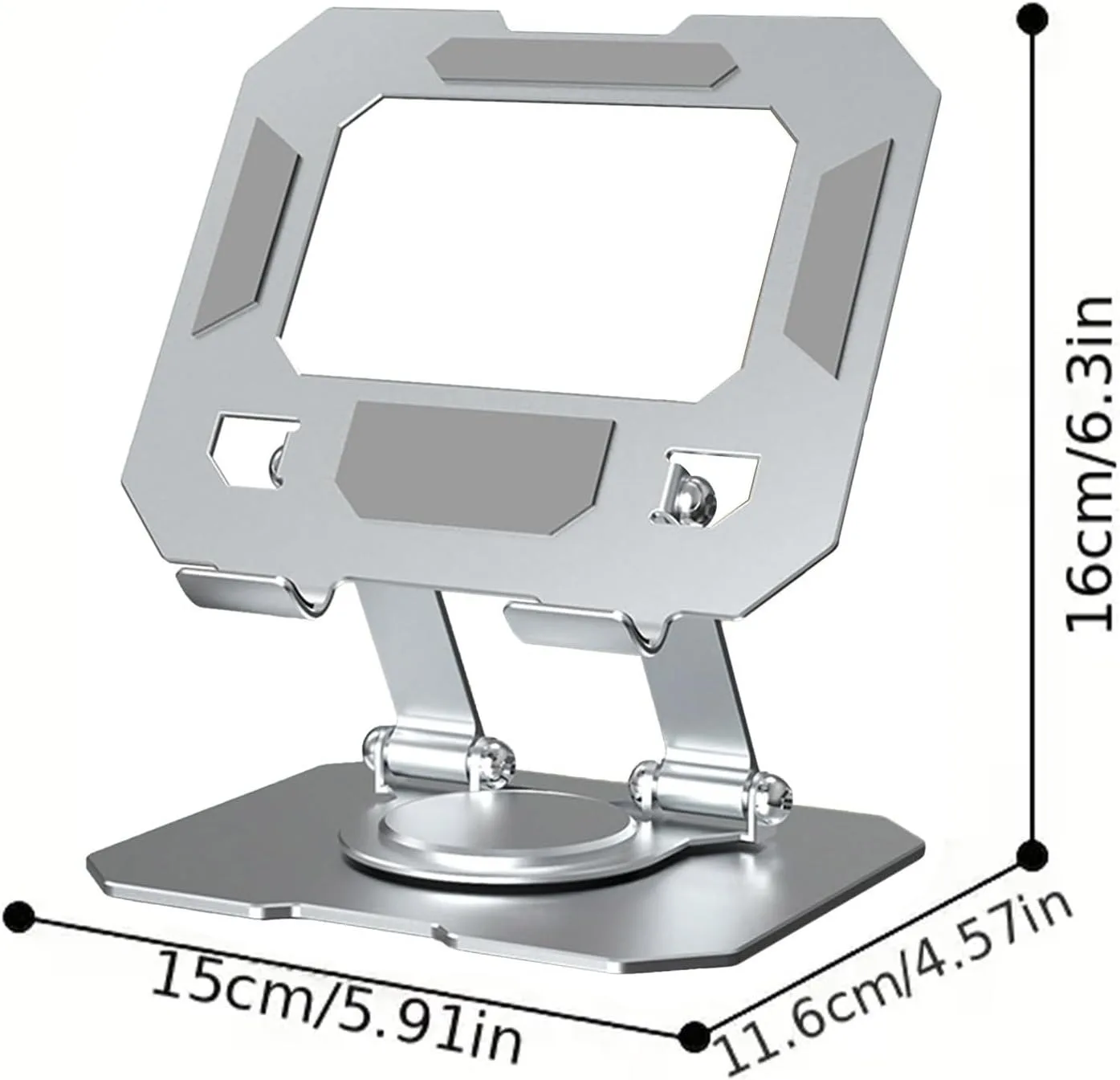 Tablet Stand for Desk, Adjustable Tablet Stand Holder, 360 Degree Rotating Desktop Tablet Mount, Liftable Ergonomic Design