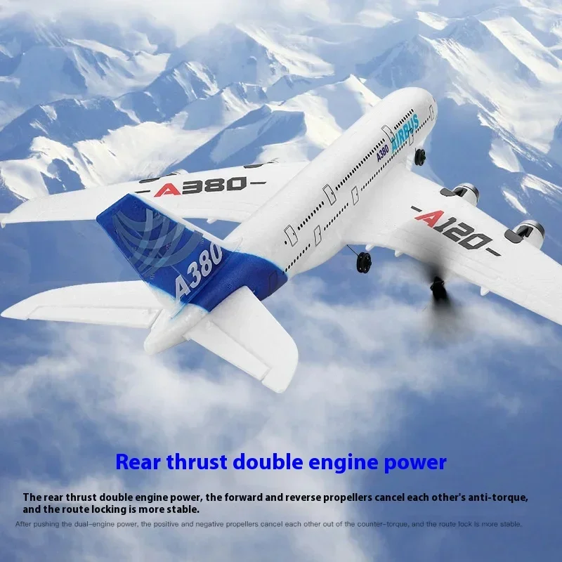 

A120 Airbus A380 Fixed Wing Military Aviation Model Three Channel Imaging Machine Simulator Glider Model Toy