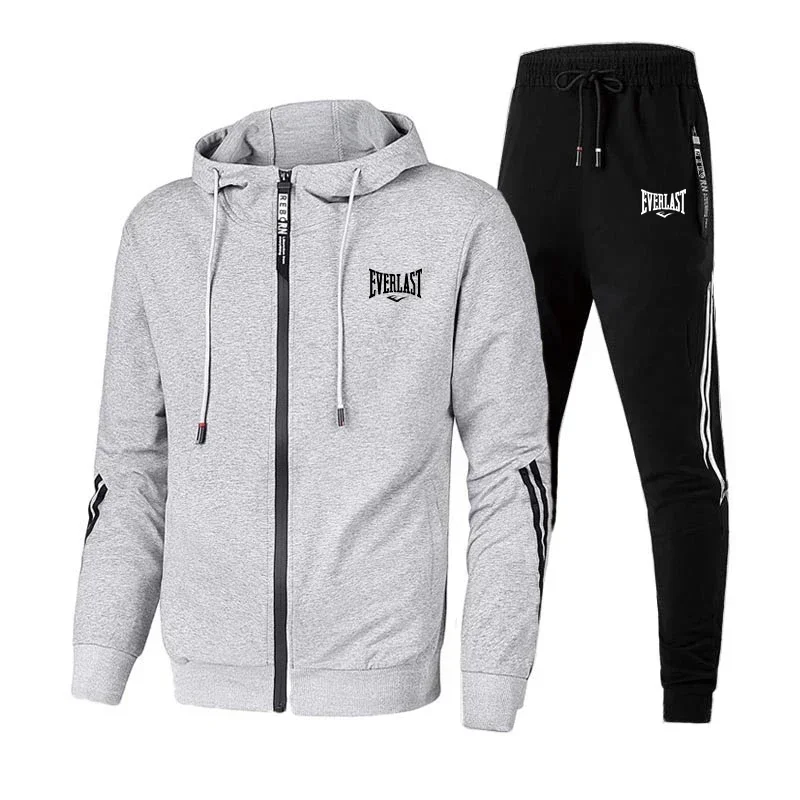 عالية الجودة الرجال السترة اليومية هوديس عارضة قطعة واحدة البلوز Sweatpants طويلة الأكمام الرياضة في الهواء الطلق أزياء الملابس
