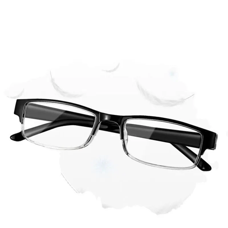 Modische, hochwertige, ermüdungsfreie, hochauflösende, ultraleichte, federbelastete Lesebrille für Männer und Frauen, Anti-B