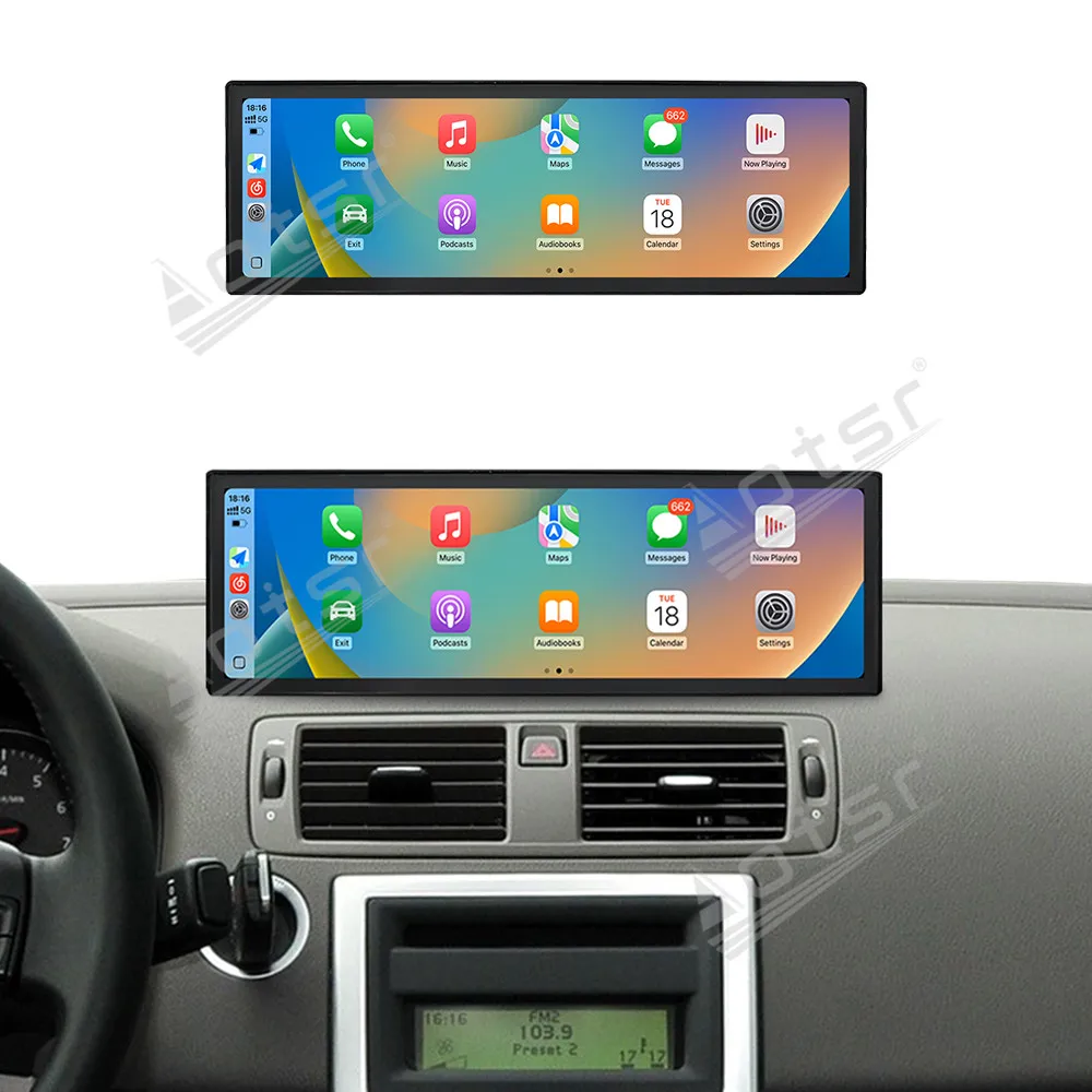 14.9 Inch Android Car Radio For Volvo S40 2004‑2012 Multimedia GPS Navigation Player Wireless CarPlay Android Auto DSP BT Stereo