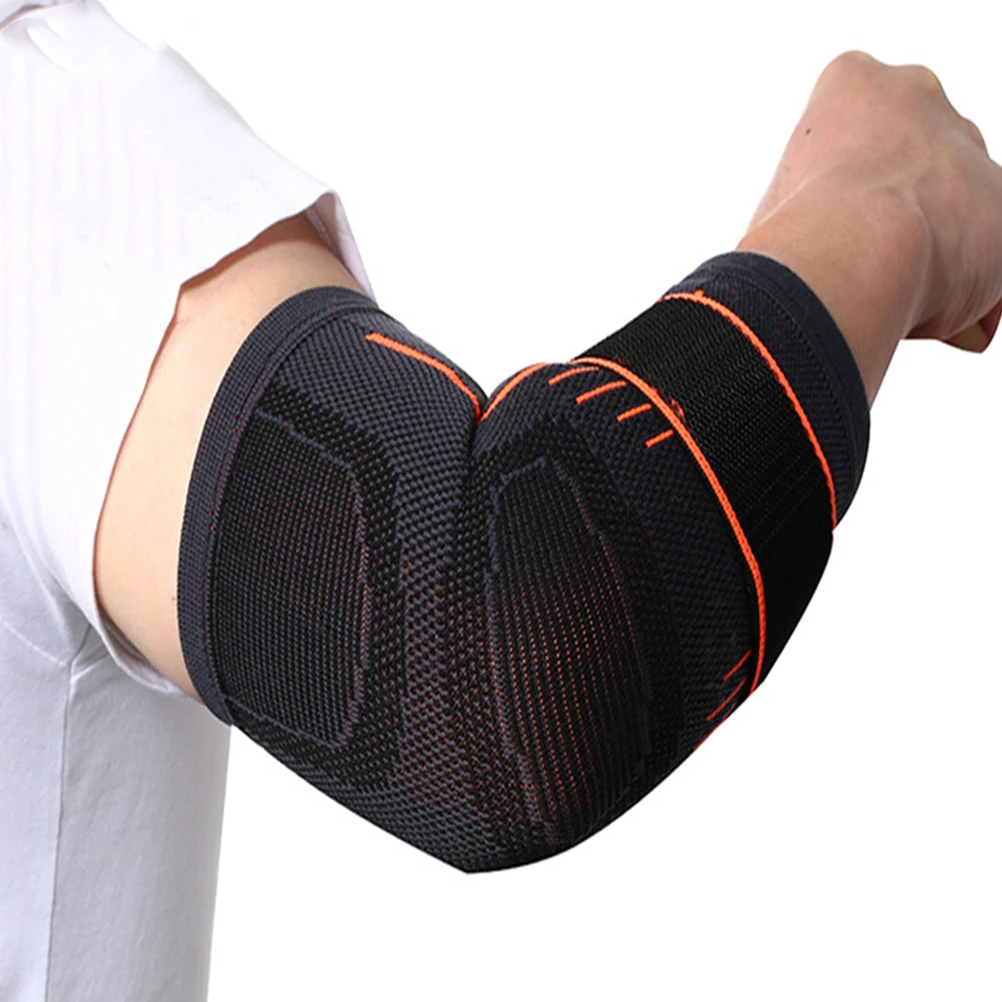 1 szt. Regulowany ochraniacz na łokieć, oddychający ochraniacz sportowy do golfa, baseballu, ćwiczeń, prac ogrodniczych, łagodzący ból, wsparcie, nakładki na ramię