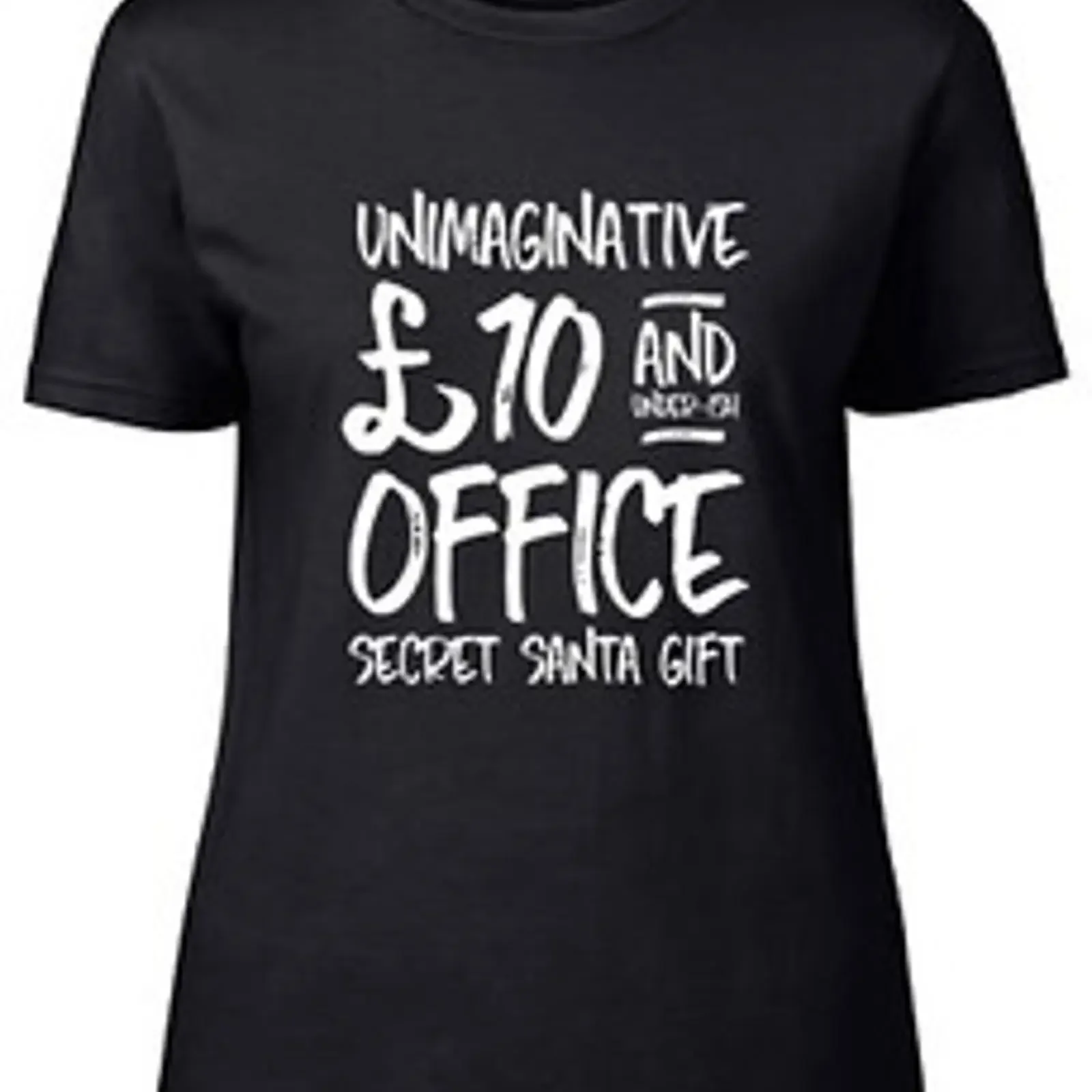 Einfallsloses 10 amp Under Office Secret Santa Geschenk tailliert Damen Ladies T Shirt vintage Washed Stretched