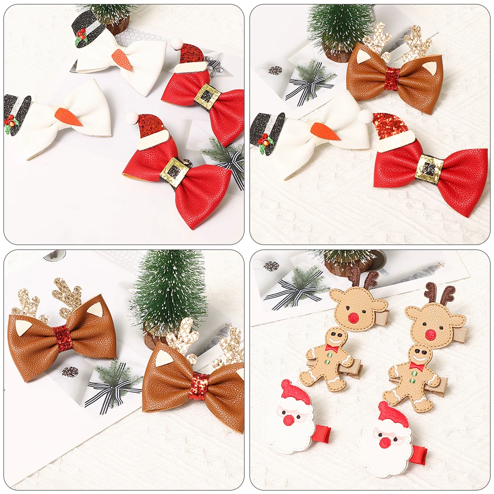 9 clips de horquillas de dibujos animados para accesorios.