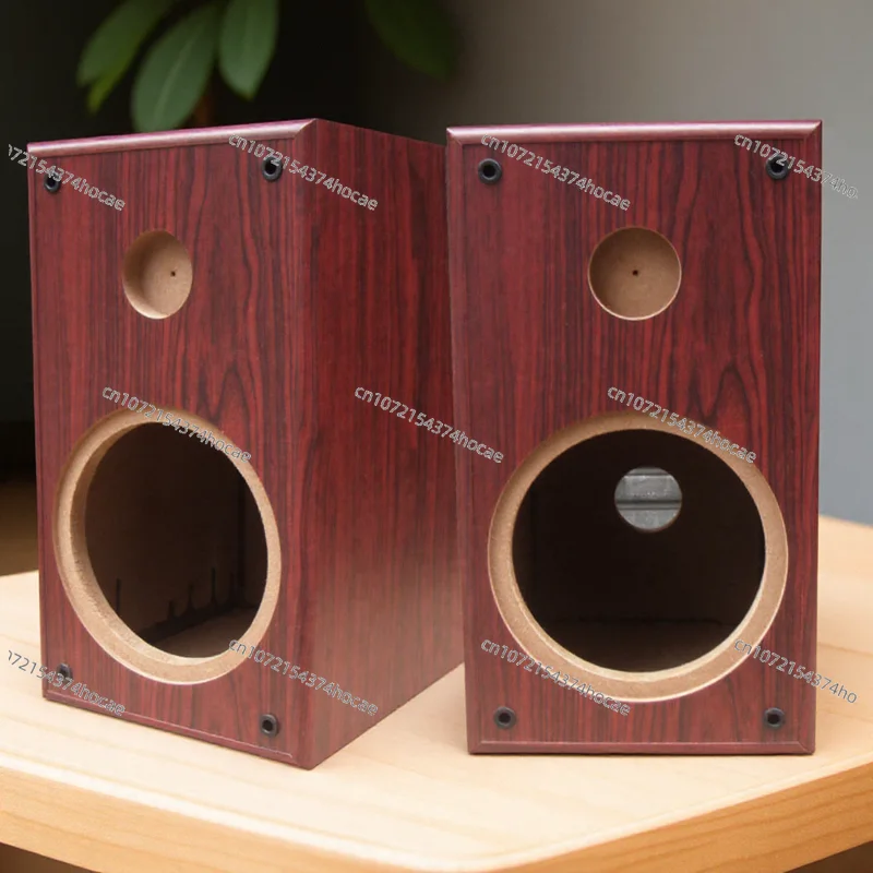 6.5-Inch car set speaker empty box body, fever modified DIY subwoofer + treble head labyrinth empty speaker