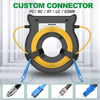 KomShine 200m Singlemode OTDR Launch Cable Rings , Improved Test Accuracy Of OTDR Dead Zone Eliminator Connector Can Customize
