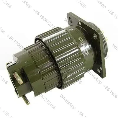 Y2M-19TK Y28M-4/7/8/10/12/14/19/24/32/37 Pins Cylindrical Circular Connector Army Green Aviation Plug Socket