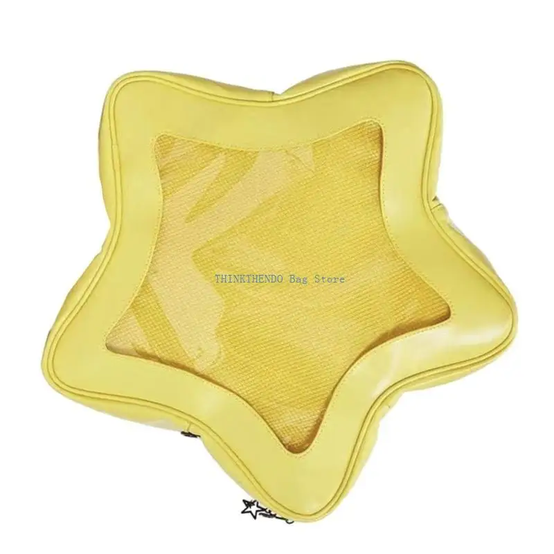 

340D Fashion Adult Transparent Backpack Trendy Clear Shoulder Bag for Camping Travel