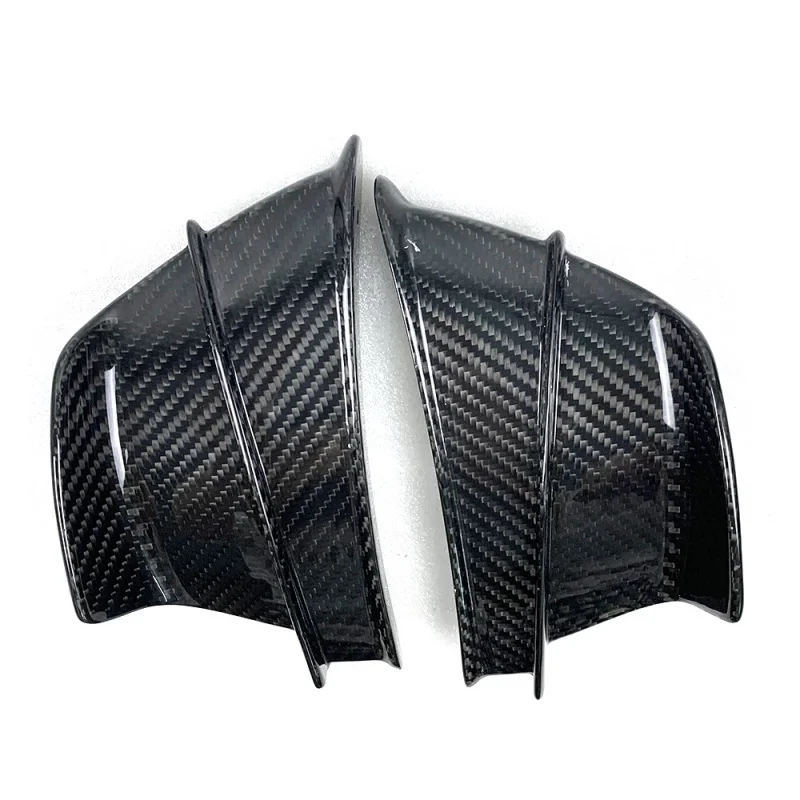 Acessórios aplicáveis para motocicleta, defletor de vento universal de fibra de carbono, redutor de resistência ao vento, borda de carbono seca