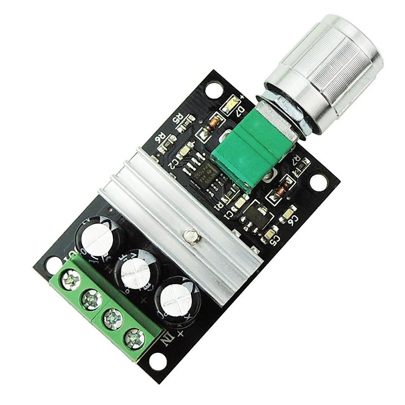 10-60V 20A PWM DC Motor Speed Controller Switch DC Current Voltage Regulator PWM High Power Drive Module 60A 12V 24V 36V 48V