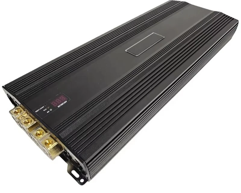 

Автомобильный усилитель 18000 Вт RMS, усилитель в бразильском стиле с модернизированной панелью, дисплеем напряжения и пультом ДУ, моноблок