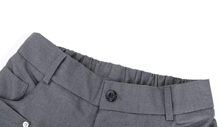 Frühling Casual Anzug Hosen Männer Volle Länge Gerade Büro Schwarz Grau Lose Breite Beine Formale Hosen Männer Hohe Qualität Anzug Hosen – Detail 16