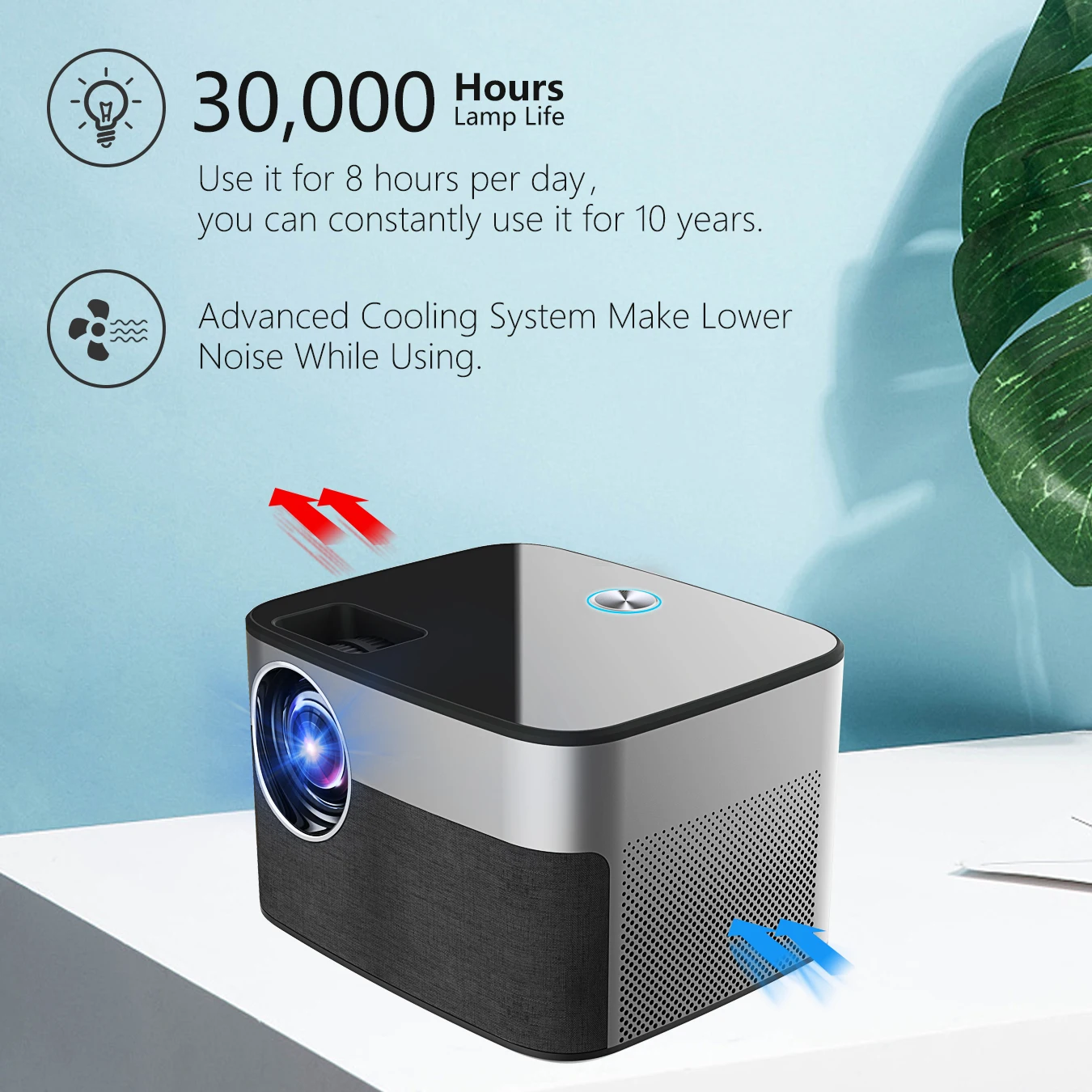 Проектор для ноутбука, 9,0 лм, 4K