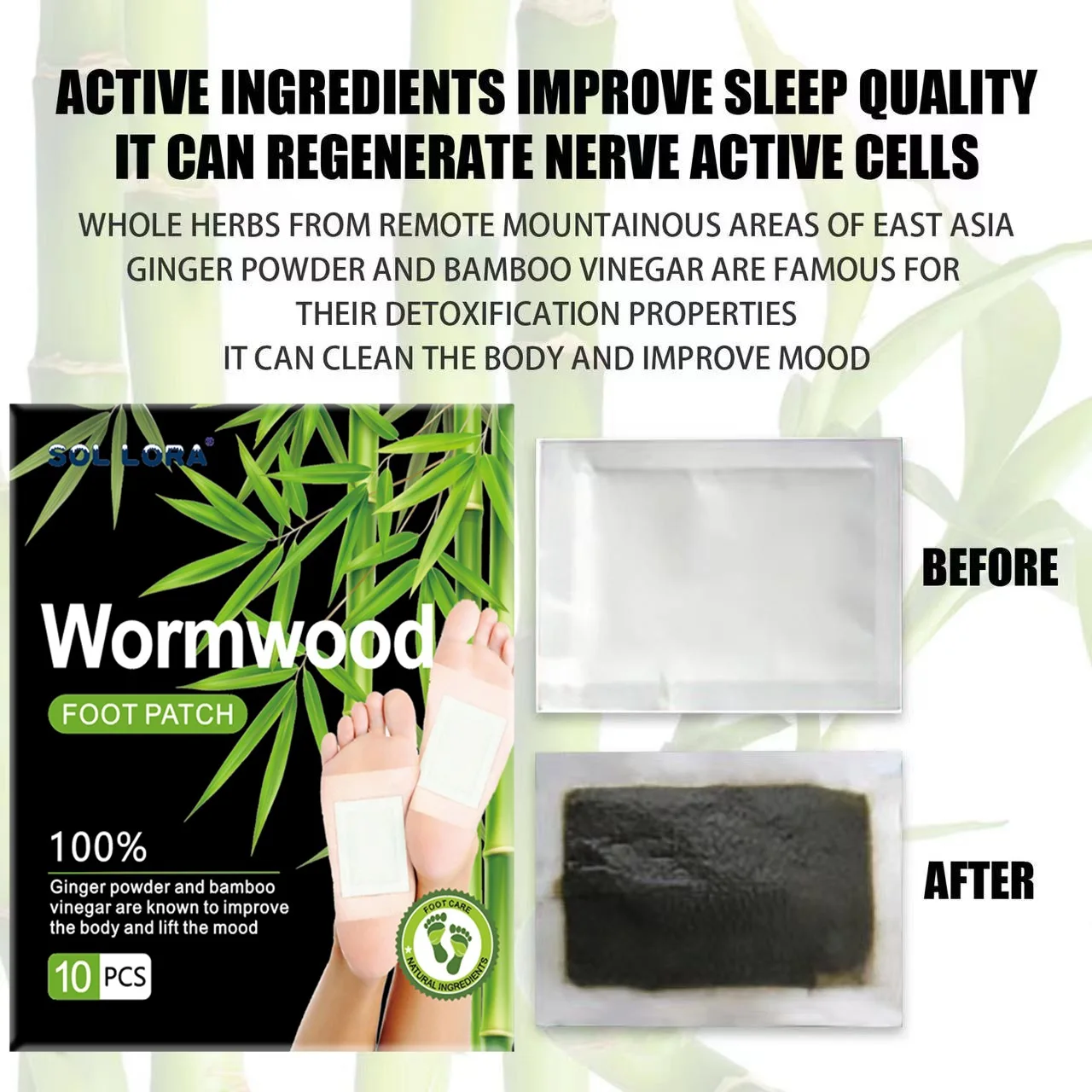 Cleaning Detox Foot Patches Improve Sleeping Weight Loss Anti Cellulite Relieve Stress Slim Detoxification Healthy Feet Stickers