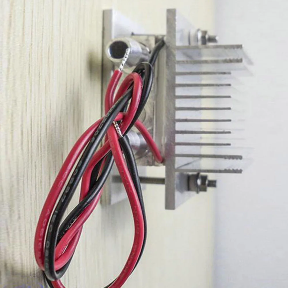 

TEC1 12706 Thermoelectric Peltier Module Water Cooler Cooling Kit with Fan and Thermal Grease for Electronic Cooling Systems