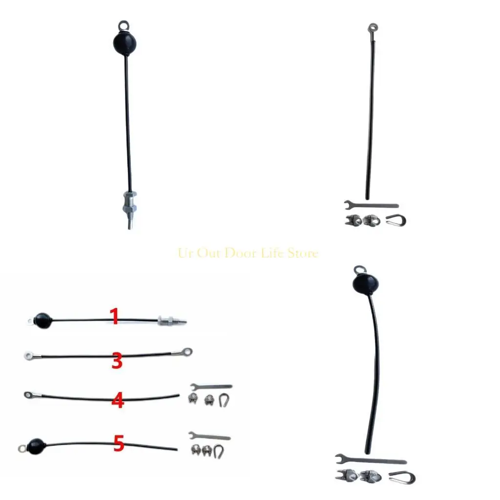 

77UF Fitness Pulldown Steel Wire Rope Cord for Cable Machine Gym Equipment Pulley Systems Adjustable Gym Cable Replacements