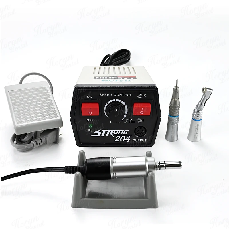 Micromotor Dental sin escobillas de laboratorio fuerte con pieza de mano 102l