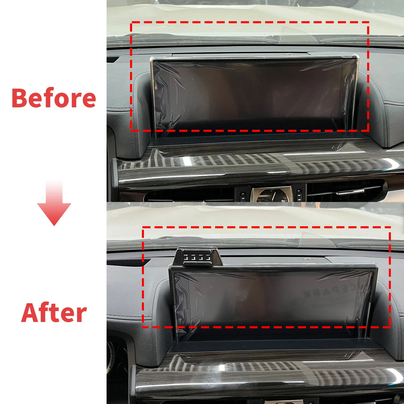 

fit for Lexus LX570 2016 2017 2018 2019-2022 Phone Holder, Dashboard Screen Mount Bracket Easy Installation​​ Car accessoires