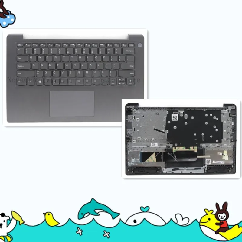 

5CB1C04426 Новый упор для рук IdeaPad 3-14ITL6 3-14ALC6 с клавиатурой без подсветки 5CB1C04426