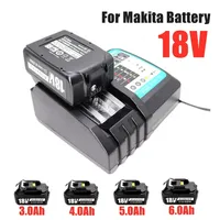 18V 3Ah 4Ah 5Ah 6Ah rechargeable lithium-ion battery pack, DC18RC charger for Makita BL1840 BL1850 BL1830 BL1860B LXT400