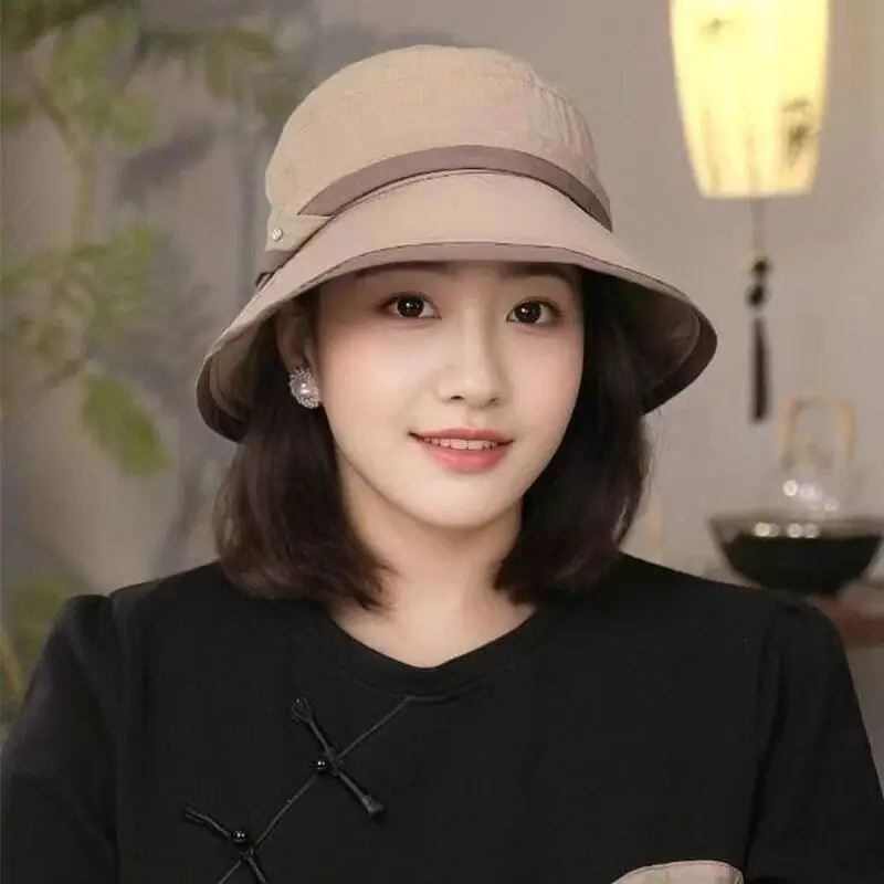 Chemotherapy Cap for Middle-Aged And Elderly Women with Hair Integrated Wig Suitable for Outdoor Use after Hair Loss