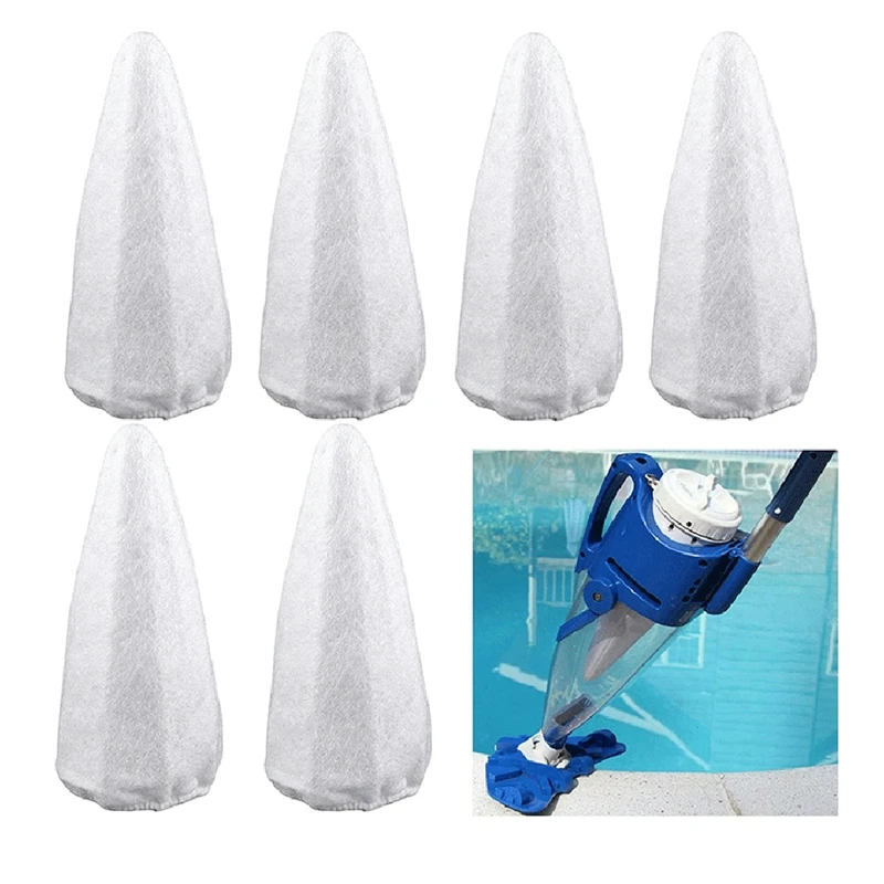 5 Pack Replacement Vacuum Filter Cotton For Pool Handheld Rechargeable Pool Cleaner